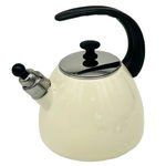 2.5 Liter White Whistling Tea Kettle