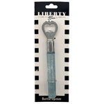 Blue Glitter Bottle Opener