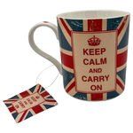 Keep Calm Union Jack 14 Oz Mug