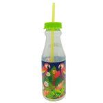 Luau Water Bottle with Straw