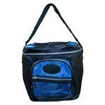 Large Lunch Cooler Black & Blue
