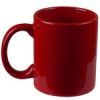 11 oz Red Coated Solid Colored Mug