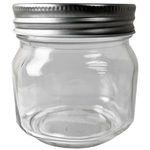 8 Ounce Glass Container w/Lid