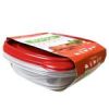 2 Pack Plastic Square Food Container