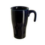 Cobalt Blue Tall Ceramic Mug