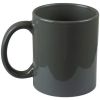 11 oz Grey Coated Solid Colored Mug