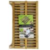 Bamboo Collapsible Folding Dish Rack Strainer