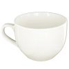 Short White Ceramic Coffee Mug