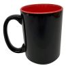 Black & Orange 15oz Ceramic Mug