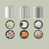Multifunctional , ,Electric Salad Maker Cheese Shredder for Cheeses, Fruit, Veggies