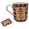 Keep Calm Union Jack 14 Oz Mug
