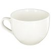 Short White Ceramic Coffee Mug