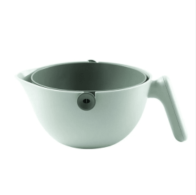 Rotating Colander   Separable Colander And Bowl Set (Color: green)